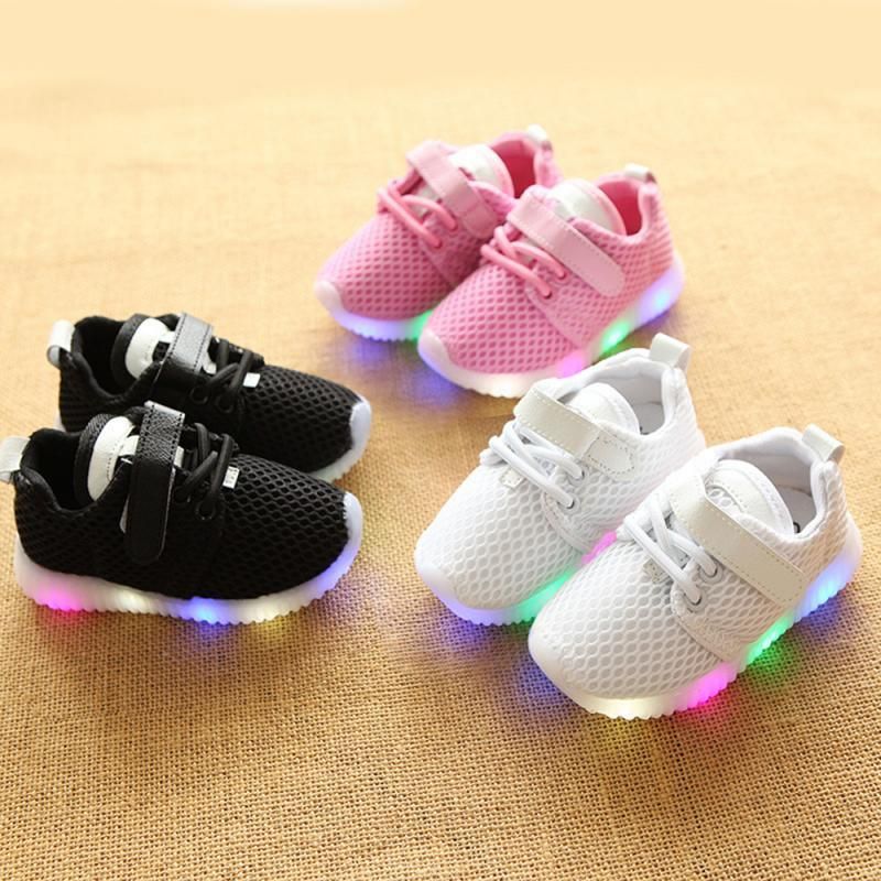 Glødende Led Sommersneakers For Barn