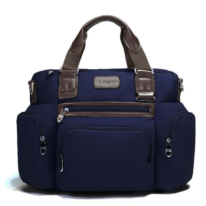 Lerret Business Casual Travel Laptop Bag Håndveske