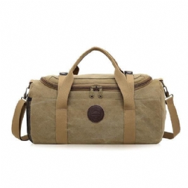 Menn Travel Duffle Bag Business Holdall Bag Outdoor Canvas Travel Bag