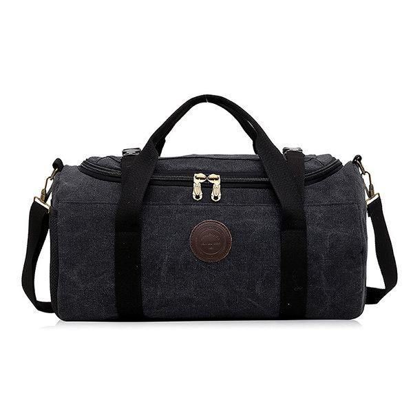 Menn Travel Duffle Bag Business Holdall Bag Outdoor Canvas Travel Bag
