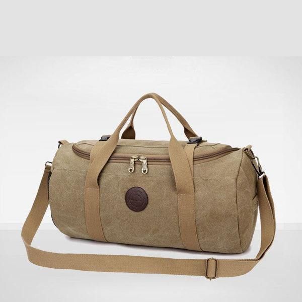 Menn Travel Duffle Bag Business Holdall Bag Outdoor Canvas Travel Bag