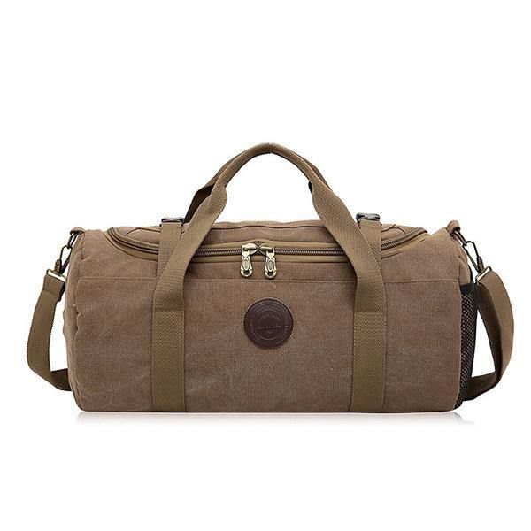 Menn Travel Duffle Bag Business Holdall Bag Outdoor Canvas Travel Bag