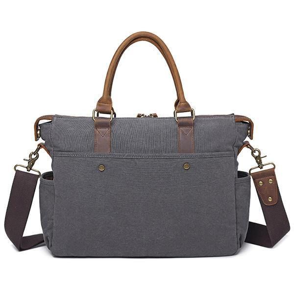 Menn Utendørs Reisehåndveske Vintage Crossbody Skulderveske Canvas Designer Bag