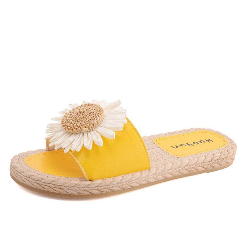 Dame Daisy Decor Wearable Comfy Beach Slides Tøfler