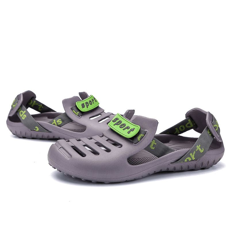 Menn Pustende Non Slip Hollow Out Vanntett Lukket Tå Casual Beach Slippers