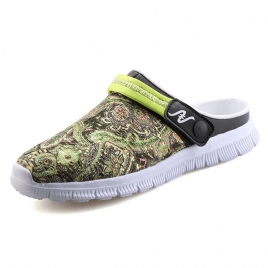 Menn Slipper Sko Pustende Flower Beach Outdoor Sandaler