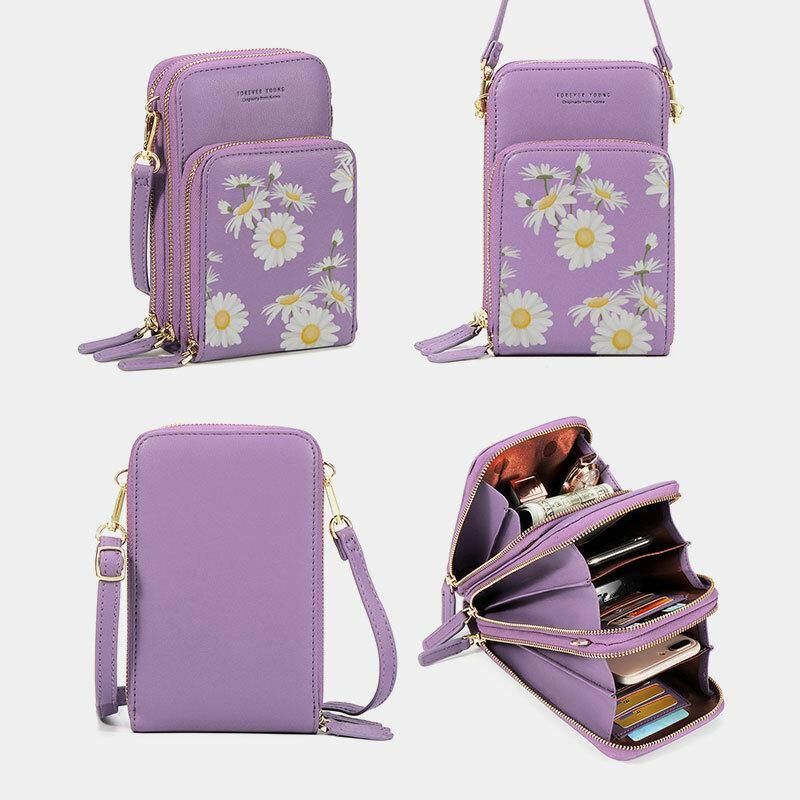 Dame Daisy Clutch Bag Kort Bag Telefon Bag Crossbody Bag