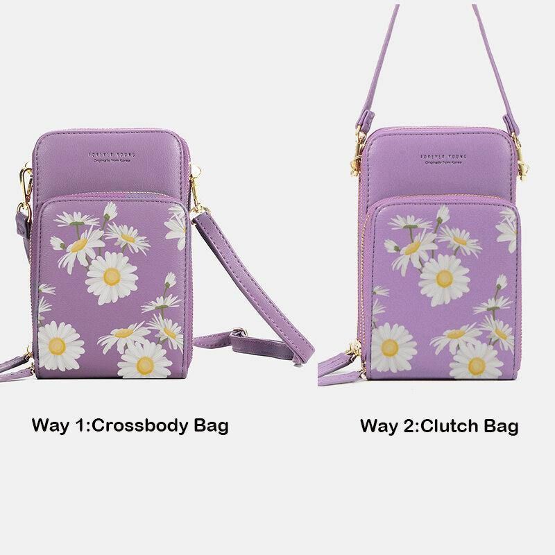 Dame Daisy Clutch Bag Kort Bag Telefon Bag Crossbody Bag