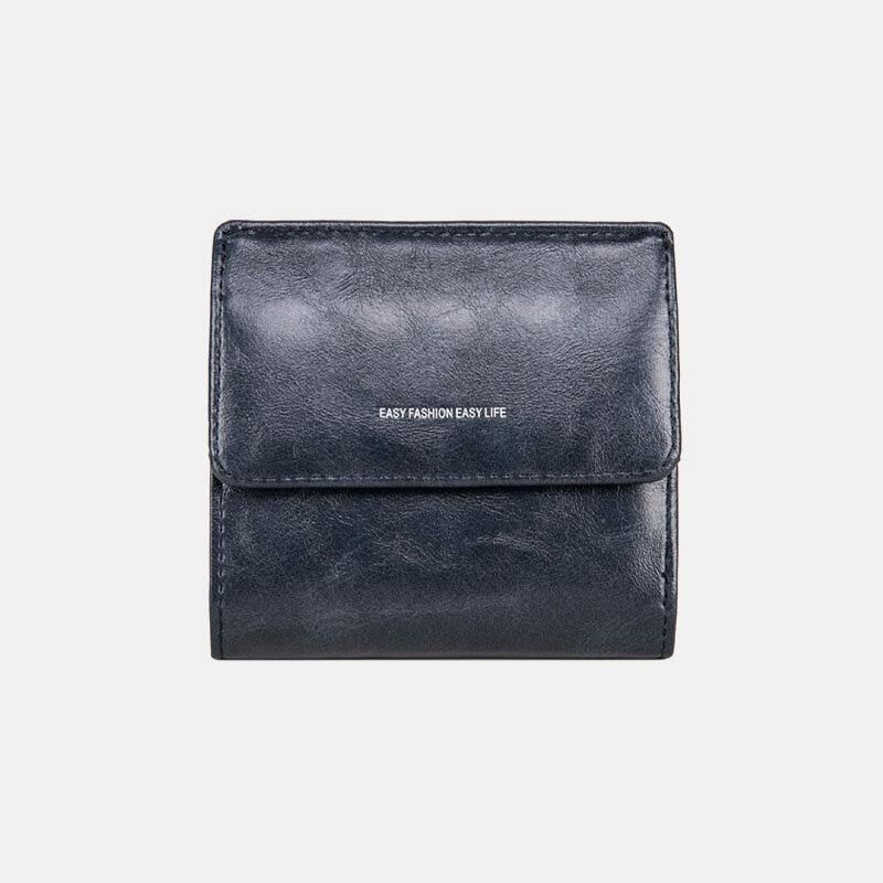 Kvinner Retro Mni Bifold Multi-Card Slot Card Holder Lommebok