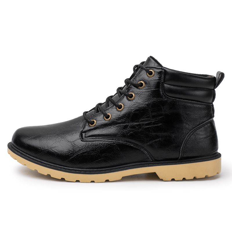 Menn Retro Outdoor Comfy Sklisikre Casual Tooling Boots