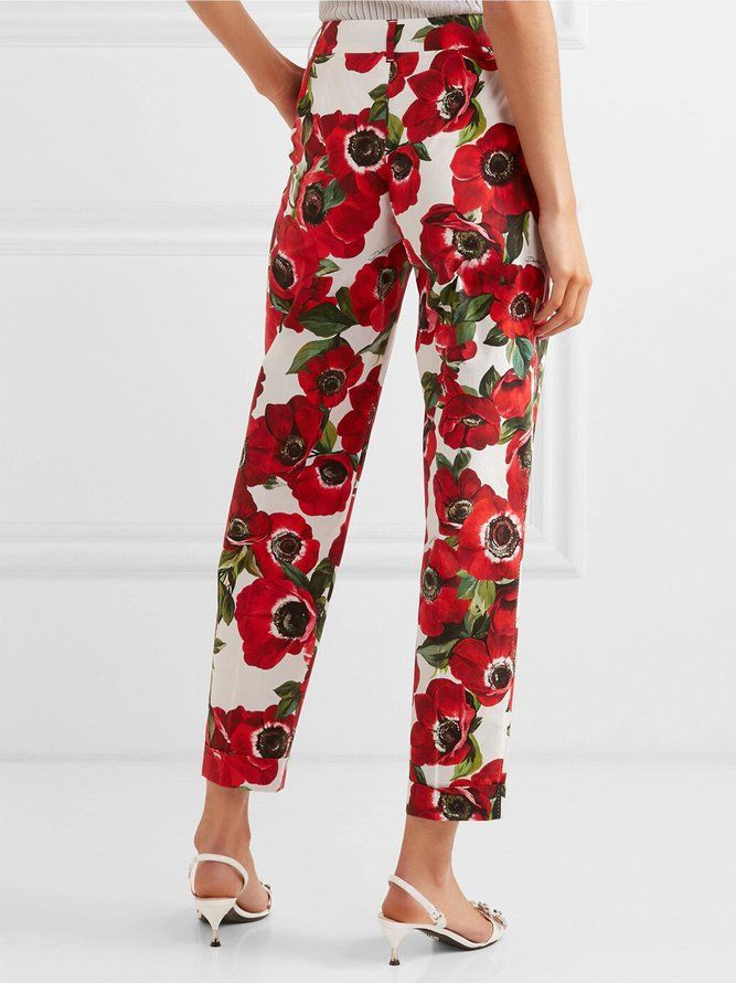 Floral Lady Regular Fit-Bukser