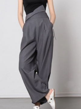 Work Casual Asymmetrisk A-Line All Season Daily Pants