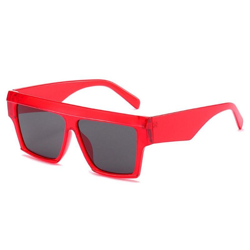 Kvinners Flerfargede Fshion-Kjørebriller Firkantede Solbriller Med Retroinnfatning