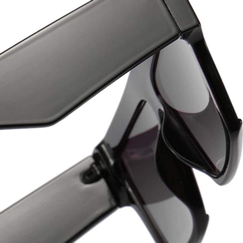 Kvinners Flerfargede Fshion-Kjørebriller Firkantede Solbriller Med Retroinnfatning