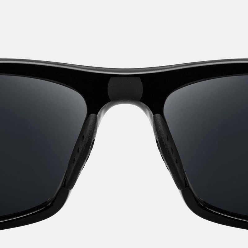 Menn Full Frame Retro Outdoor Riding Driving Briller Polarized Night Vision Solbriller
