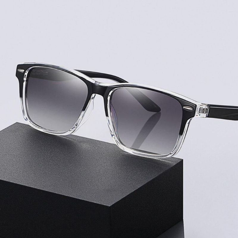 Menn Super Light Full Frame Bred Frame Outdoor Vintage Driving Uv Protection Polarized Solbriller