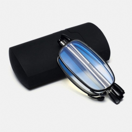 Unisex Anti-Blått Lys Sammenleggbart Bærbart Teleskopisk Stretchinnfatning Foreldregave Lesebriller Presbyopiske Briller
