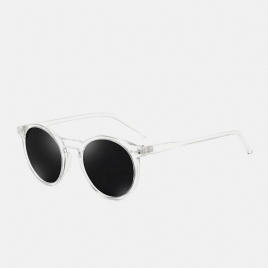 Unisex Gradientlinse Gjennomsiktig Fullramme Polariserte Solbriller Med Uv-Beskyttelse