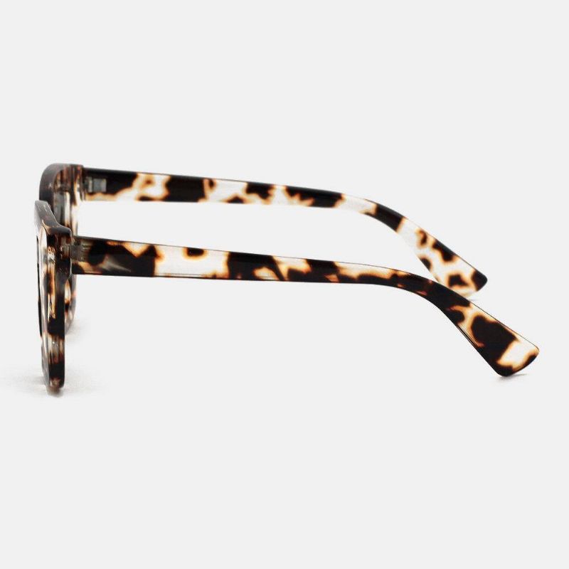 Unisex Leopard Thicken Full Frame Casual Uv-Beskyttelse Polariserte Solbriller