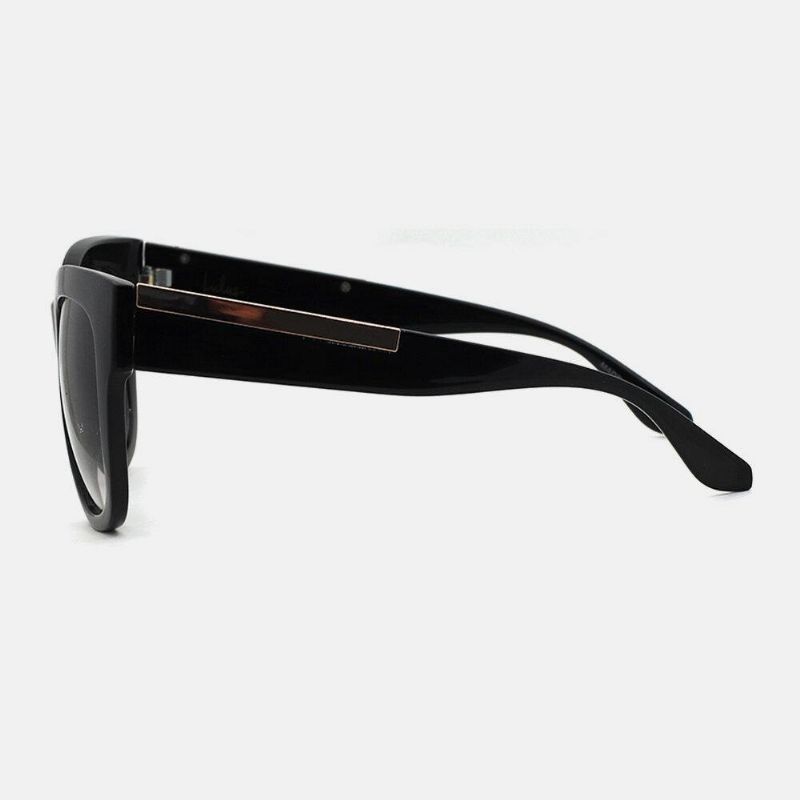 Unisex Mote Uformelle Solbriller Med Bred Side Og Full Ramme Mot Uv