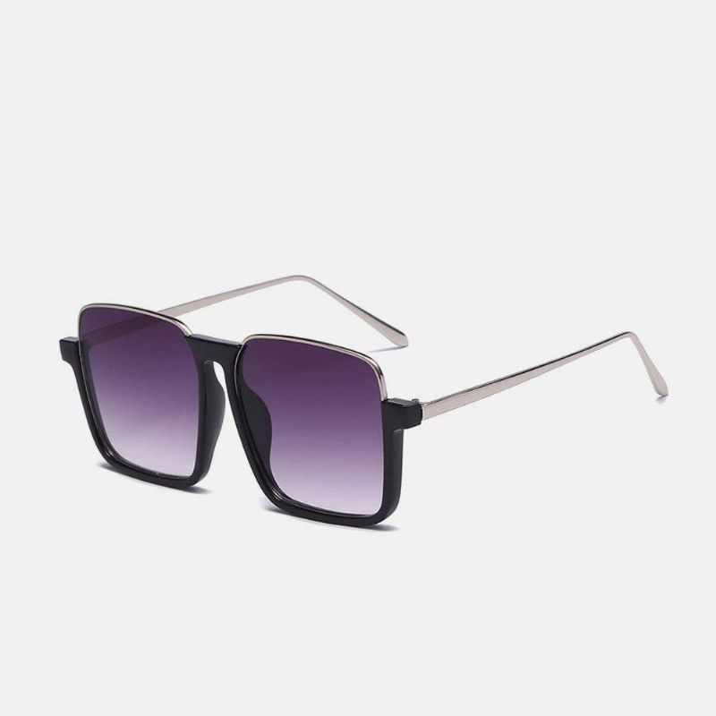 Unisex Square Frame Half Frame Anti-Blue Light Anti-Uv Solbriller