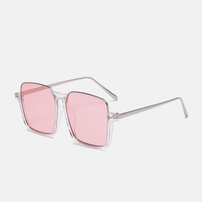 Unisex Square Frame Half Frame Anti-Blue Light Anti-Uv Solbriller