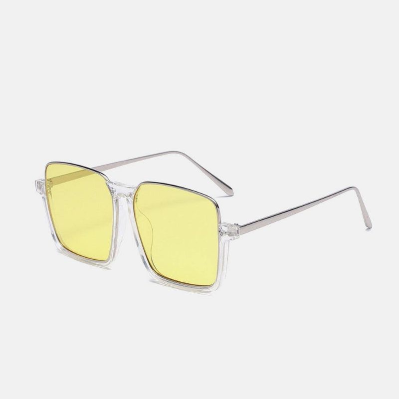 Unisex Square Frame Half Frame Anti-Blue Light Anti-Uv Solbriller