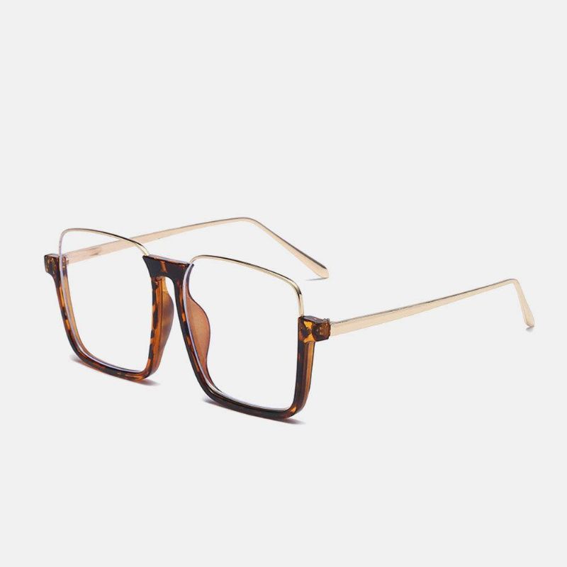 Unisex Square Frame Half Frame Anti-Blue Light Anti-Uv Solbriller