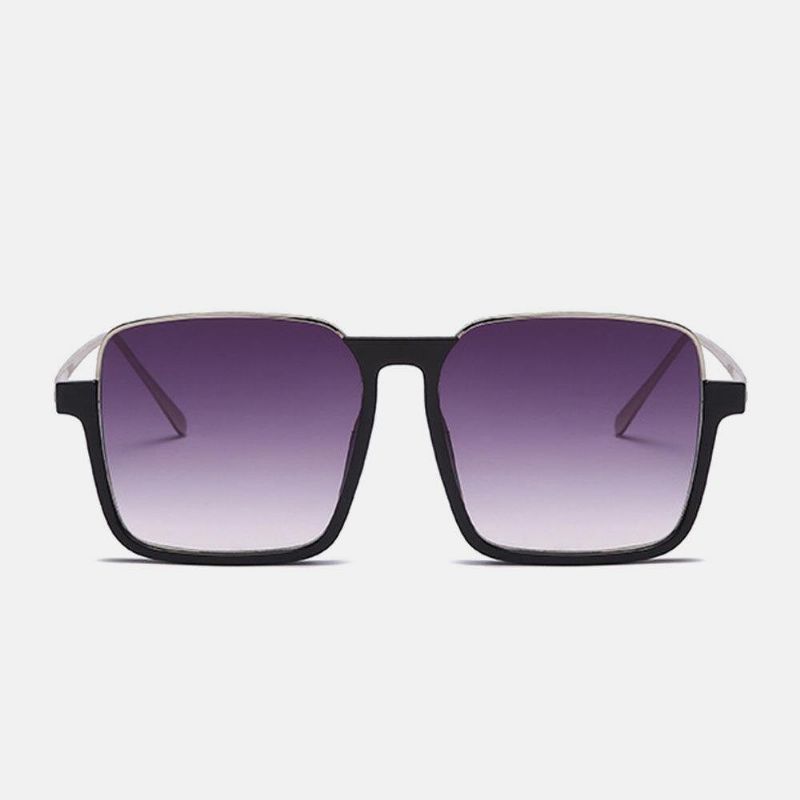 Unisex Square Frame Half Frame Anti-Blue Light Anti-Uv Solbriller