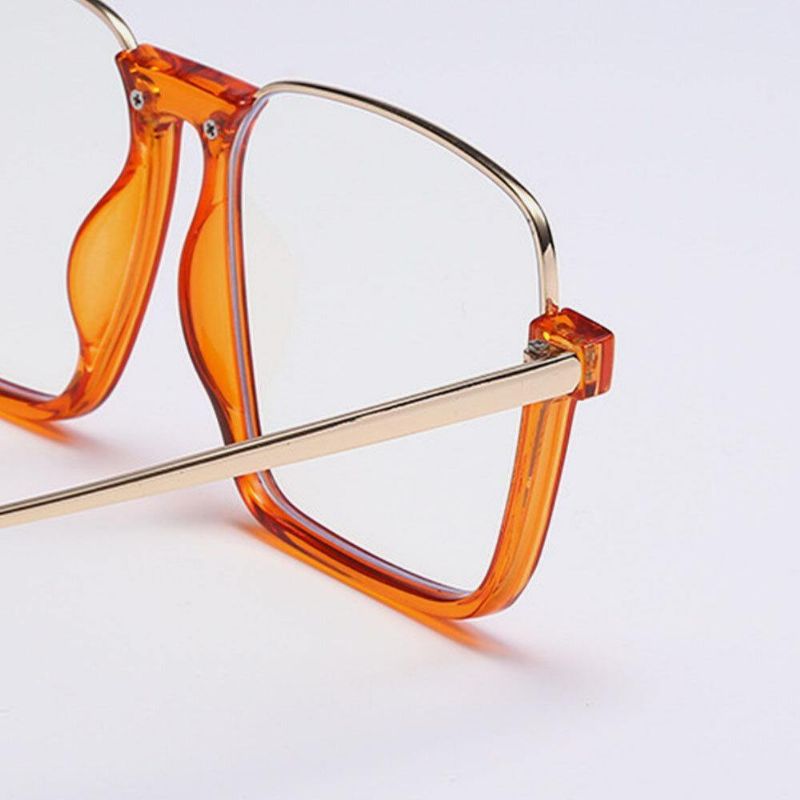 Unisex Square Frame Half Frame Anti-Blue Light Anti-Uv Solbriller