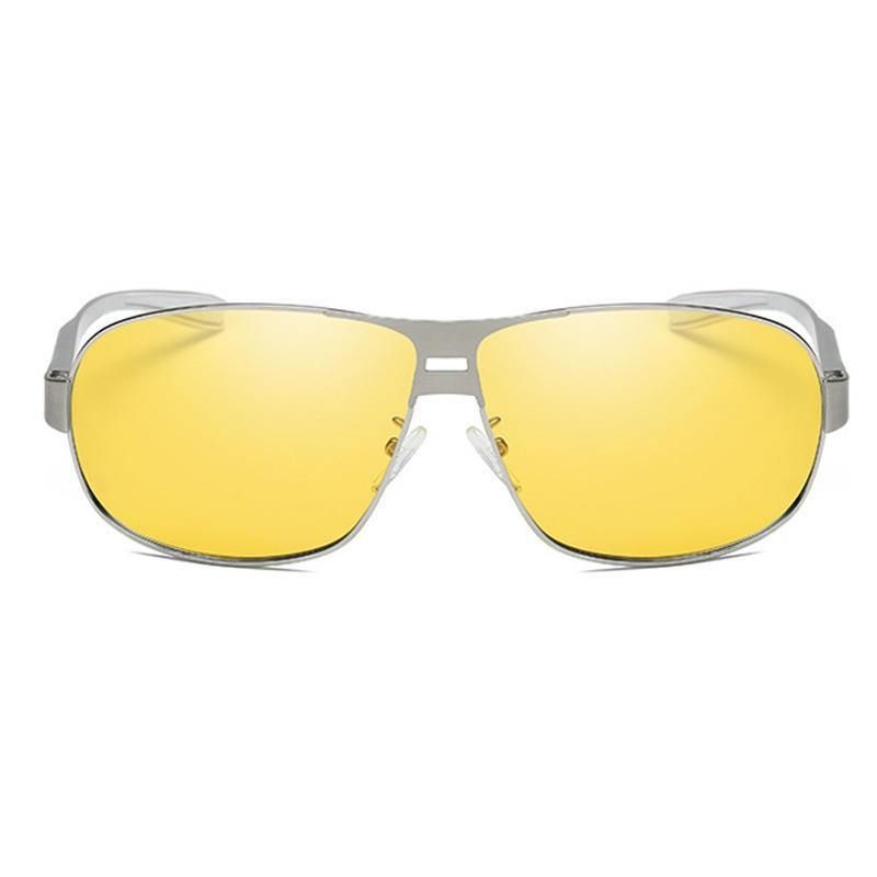 Unisex Vogue Vintage Metal Full-Frame Anti-Uv Solbriller Utendørs Kjøring Reise Strandsolbriller