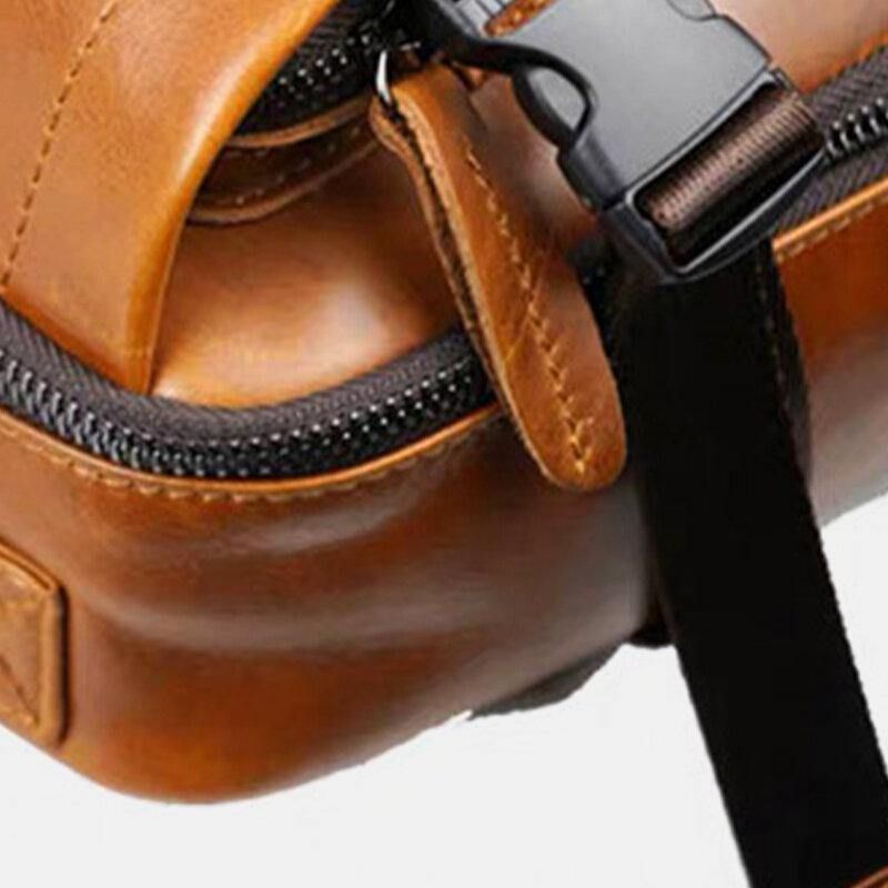 Menn Faux Leather Stor Kapasitet Uformell Business Retro Fashion 13.3 Tommers Bærbar Bag Ryggsekk