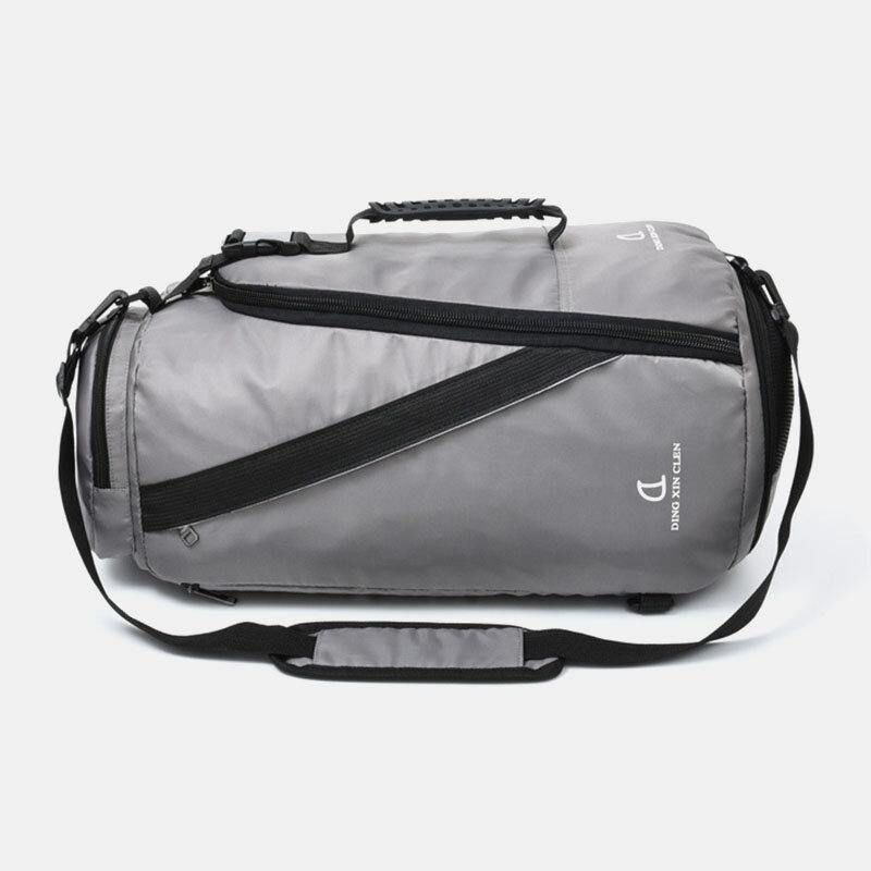 Unisex Nylon Vanntett Slitemotstand Utendørs Brie Stor Kapasitet Basketball Oppbevaringsveske Reiseveske Gym Bag Ryggsekk