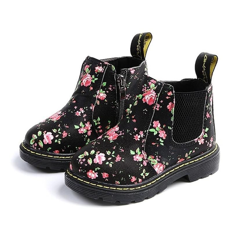 Baby Girl Floral Sko