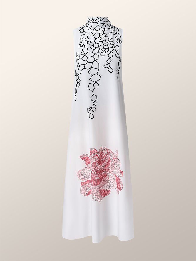 Løsne Floral Elegant Daily Long Dress