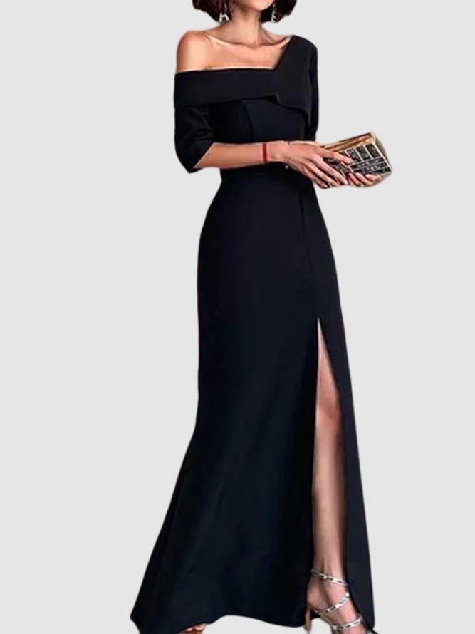 Normal Fit Elegant Evening Maxi Dress