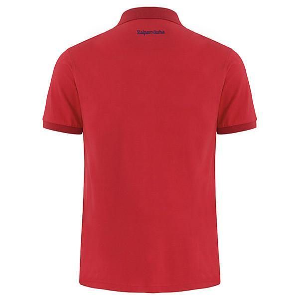 Herre Sommer Pluss Størrelse Ren Farge Golfskjorte Turn-Down Krage Løse Kortermede Topper