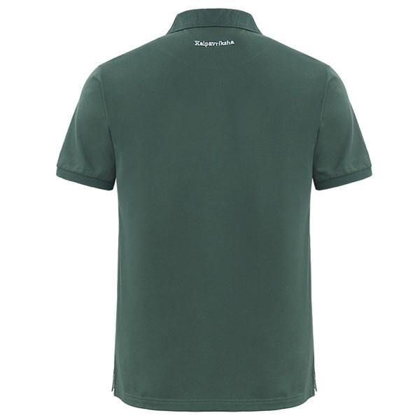 Herre Sommer Pluss Størrelse Ren Farge Golfskjorte Turn-Down Krage Løse Kortermede Topper