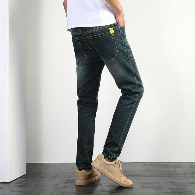 Jeansbukser For Menn Løs Stor Størrelse