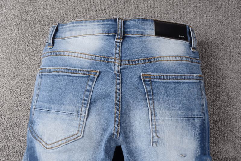 Menns Jeans Med Patch Patch