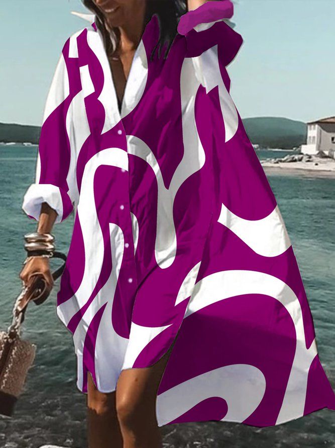 Urban Long Sleeve Figur Stand Collar Midi Dress