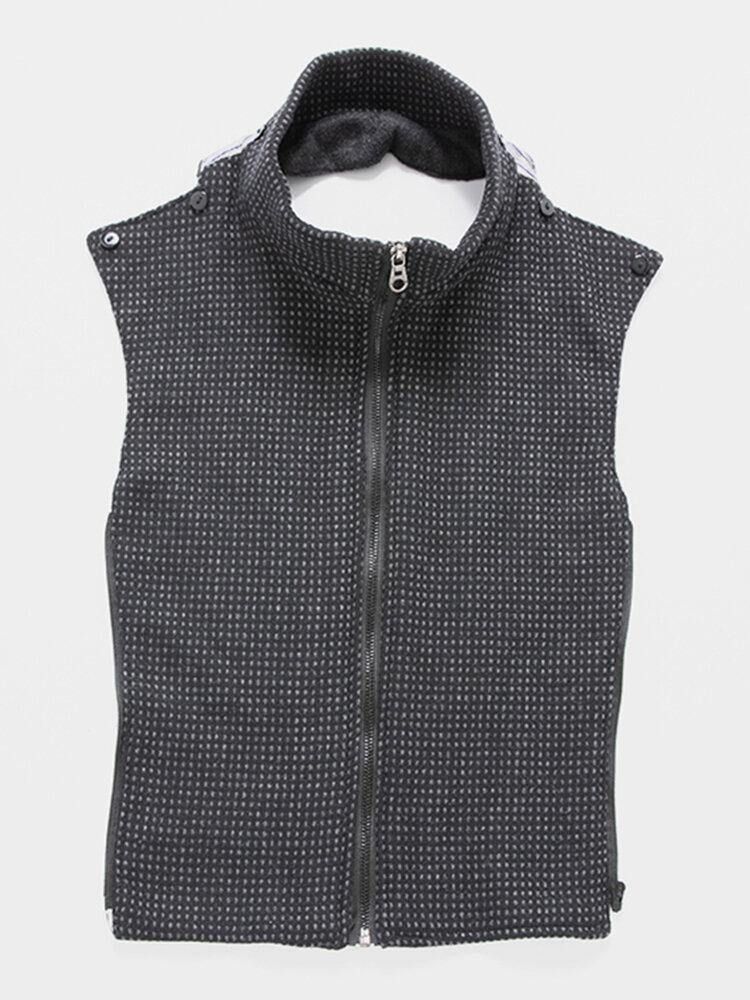 Single-Breasted Business Mellomlange Trenchcoats I Ull Med Avtakbar Vest