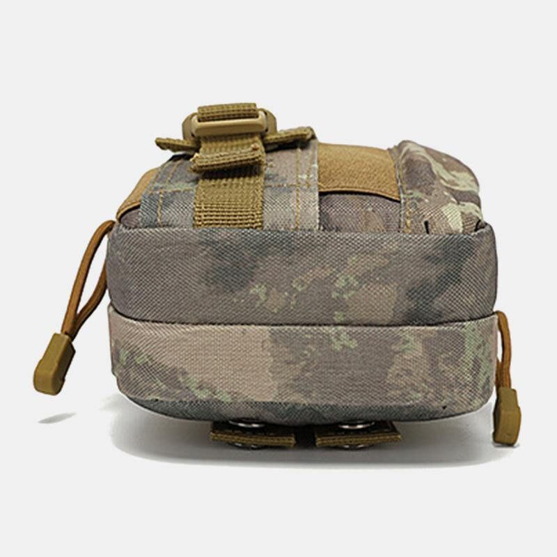 Menn Camouflages Stor Kapasitet Vanntett 6 Tommers Telefon Bag Outdoor Sport Midje Bag Tactical Bag