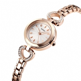 Asj Fashion Diamond Crystal Watch Dial Dame Watch Dame Dress Kvartsklokke