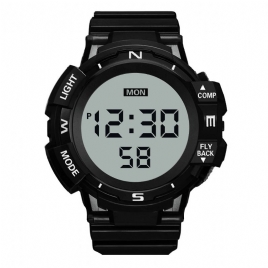 Honhx 81F-783 Mote Vekkerklokke Uke Lysende Display Mote Herre Digital Watch