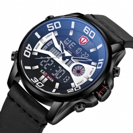 Kademan K6171 Sport Herre Digital Klokke Multifunksjon Vekkerklokke Vanntett Dual Display Watch