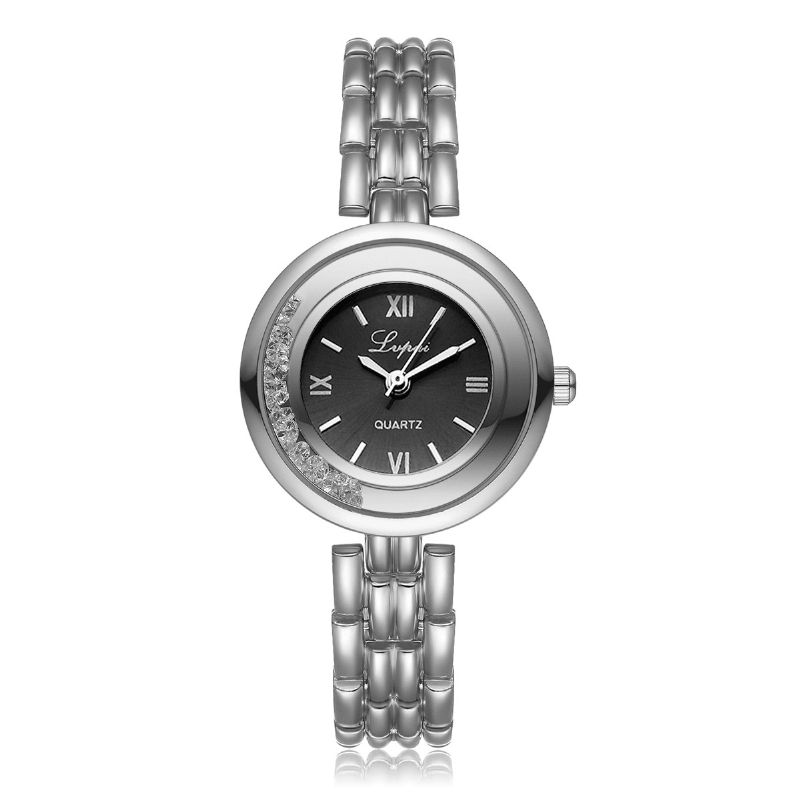 Lvpai P139 Casual Style Ultra Thin Design Dame Armbånd Watch Full Steel Kvartsklokkees