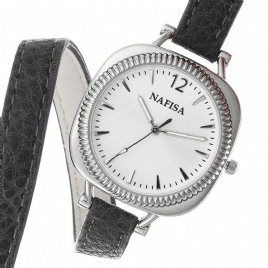 Nafisa Elegant Kvarts Klokke Mote Stropp Gave Klokke Uformell Dame Kjole Armbånd Klokke