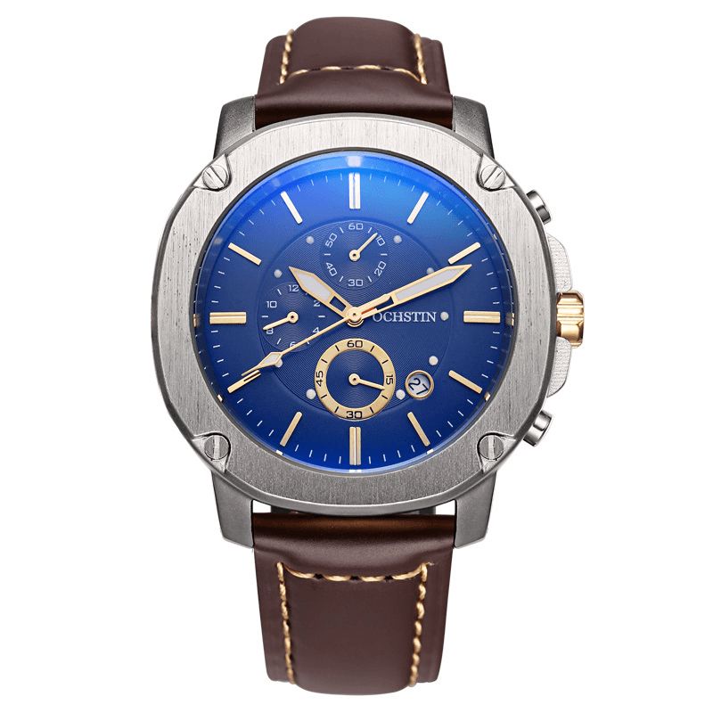 Ochstin Gq039 Business Style Herrearmbåndsur Gentlement Quartz Movement Watch