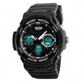 Skmei 1247 Dual Display Digital Watch Herre Luminous Chronograph Alarm Watch Outdoor Sports Watch